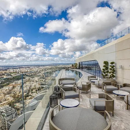 公寓 New To The Matket - 19th Floor In The Prestigious Mercury Tower By Sf Homes Saint Julian's