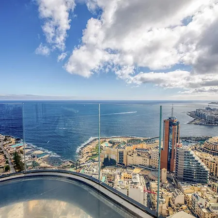New To The Matket - 19th Floor In The Prestigious Mercury Tower By Sf Homes 公寓 Saint Julian's